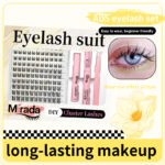 【A05】Upturn Curly Wispy Dense Cluster Lashes, All Day Long-lasting Hold Individual Eyelashes, Multi-purpose Camera Ready Lash Clusters - Image 2