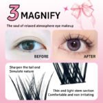 【A11】6 Rows Glam Cluster Lash Extensions, DIY Individual Cluster Eyelashes, Dense Full Look Lashes for Flawless Makeup, Fashion Essential Cluster Lashes - Image 3