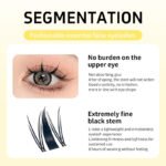 【A02】Curly Upturned Wispy Dense Cluster Lashes, All Day Hold Shaping Individual Eyelashes, Camera Ready Lash Clusters for Makeup Look - Image 4