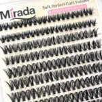 【A09】12 Rows Self Adhesive Cluster Lashes, Pre-cut Segment Individual Eyelashes, Natural Cute Wispy Lash Clusters for Beginner Lazy Daily Sweet Makeup】 - Image 5