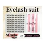 【A05】Upturn Curly Wispy Dense Cluster Lashes, All Day Long-lasting Hold Individual Eyelashes, Multi-purpose Camera Ready Lash Clusters