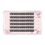 【A11】6 Rows Glam Cluster Lash Extensions, DIY Individual Cluster Eyelashes, Dense Full Look Lashes for Flawless Makeup, Fashion Essential Cluster Lashes
