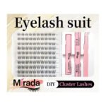 【A01】Invisible Band Cluster Lashes, Natural DIY Individual Eyelashes, Ultra Light Waterproof Cluster Lash Extensions, Beginner Friendly for Daily Wear