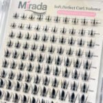 【A02】Curly Upturned Wispy Dense Cluster Lashes, All Day Hold Shaping Individual Eyelashes, Camera Ready Lash Clusters for Makeup Look - Image 7
