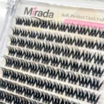 【A04】Fluffy Wispy Dense Cluster Lashes, Full Glam Party Makeup Look Individual Eyelashes, Waterproof Easy DIY Cluster Lash Extensions - Image 8