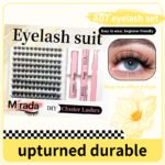【A07】Strong Hold Waterproof Lash Adhesive & Sealant with Lash Cluster Tweezers Kit, Long Lasting Durable Eyelash Tools for Beginners - Image 2